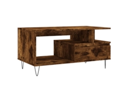 Mesa de centro Derivatives Madera de Roble Ahumado MAISON EXCLUSIVE (90x49x45 cm)