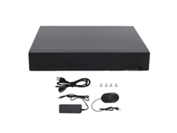 Grabador De Vídeo De Red De Seguridad Híbrido H.265+ Poe De 4 Canales 4k