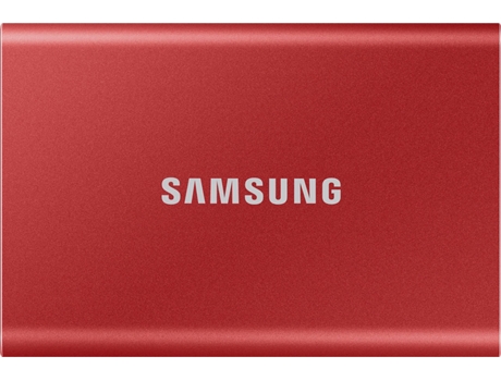 Disco SSD Externo SAMSUNG T7 (2 TB - PCIe - 1050 MB/s)