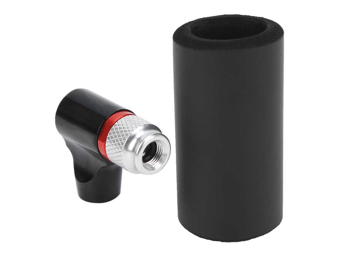 Inflador De Co2 Para Bicicleta De Montaña Con Manguera Aislada, Mini Herramienta Portátil De Aleación De Aluminio Ligera.