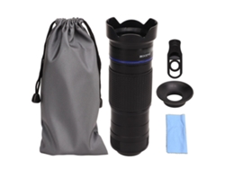 Lente Telefoto 36x Para Teléfono Móvil Con Adaptador De Clip De Zoom Hd, Monocular De Visión Nocturna Para Smartphone