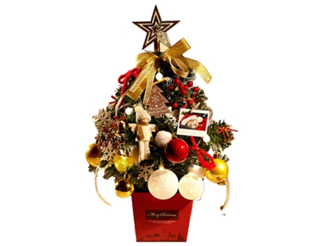 Adorno de Navidad ZMDECQNA Escritorio Árbol Mostrador