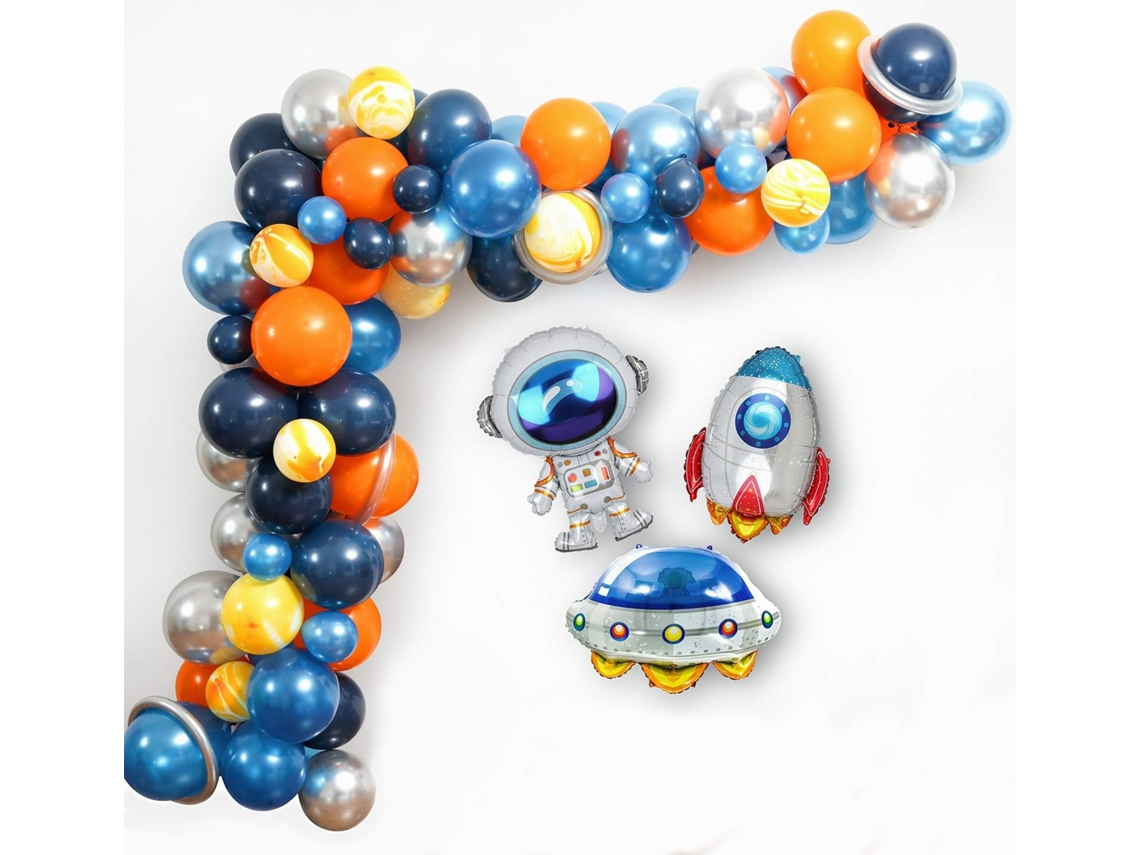 Kit de globos espaciales de 88 piezas para decoración de fiestas infantiles Kofihety
