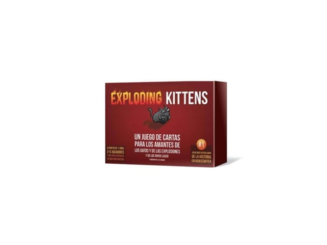 Juego de Cartas ASMODEE Exploding Kittens (Edad Mínima: 8) (Español)