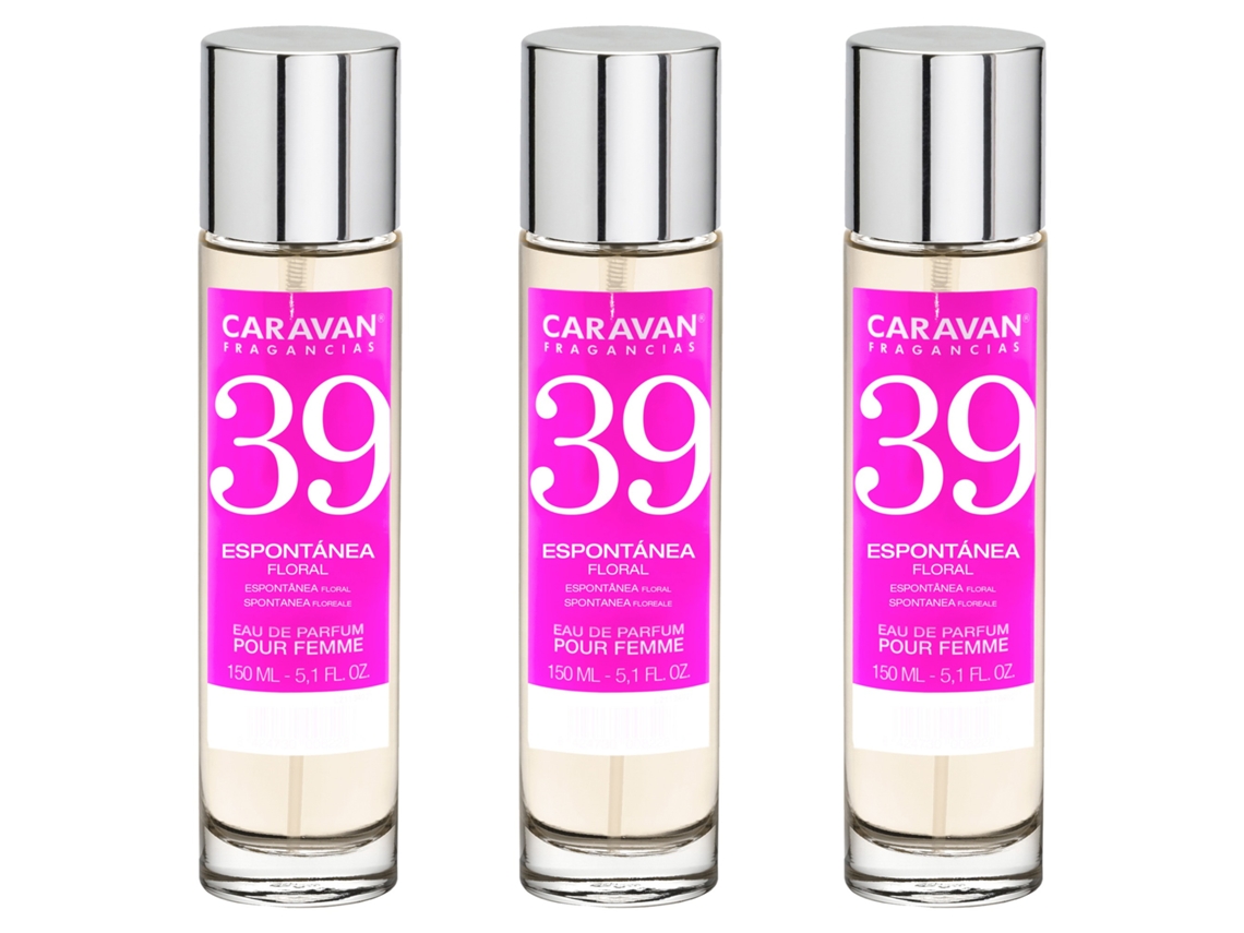 3x Perfume de Mujer Nº39 150ml CARAVAN