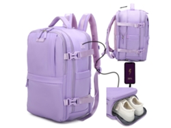Mochila de cabina expandible morada Ryanair de los años 90 (40 x 25 x 20 cm, 20 l, 25 l)