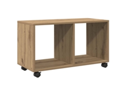 Mueble con ruedas, Roble Artesano, MAISON EXCLUSIVE, 72x33x42,5 cm