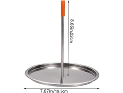 Sartén Vertical Para Brochetas, Asadores Extraíbles, De Acero Inoxidable, Ideal Para Parrilla, Ahumador, Kamado Y Horno. Ideal Para Chefs Caseros Y Af