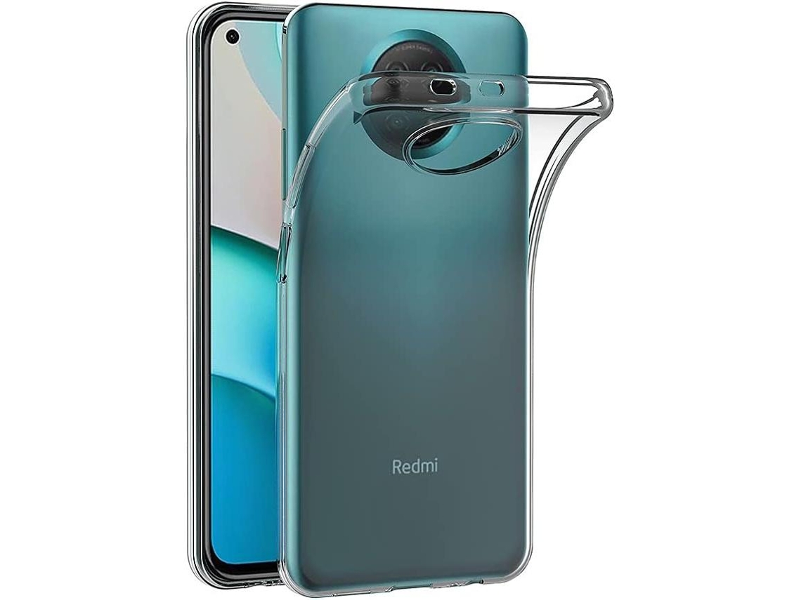 Case For Xiaomi Redmi Note 9t (5g) Gtrpesp Transparent Silicone Tpu Gel Case Mobile Phone Tempered Glass Screen Protector
