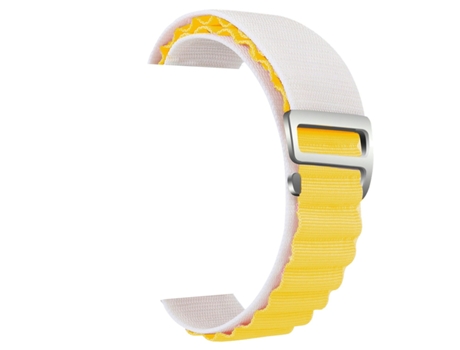 Correa Loop Alpine para Garmin Instinct 2S Solar Blanco y Amarillo