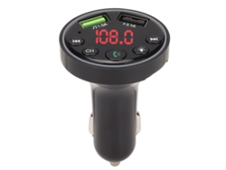 Transmisor Fm Bluetooth 5.0, Adaptador De Cargador Con Pantalla Led, Reproductor Mp3 Para Coche