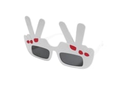 Ats-gafas De Sol Con Gestos Divertidos Forma Ok Para Fiesta De Cumpleaños Y Fotos