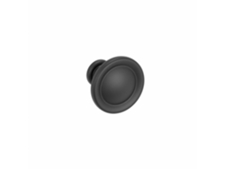 Pomo Para Mueble 31mm En Zamac Barniz Negro Mate Pack De 25
