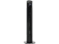 Ventilador de torre PENGJIANG SHOP de 50 W, 3 velocidades, oscilación de 70°, con asa, Ø20 x 78,5 cm, negro.