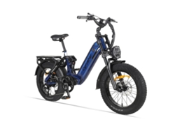 Bicicleta eléctrica Cyrusher Kommoda Pro con neumáticos anchos de 20 pulgadas, motor de 250 W y batería de 52 V 20 Ah.