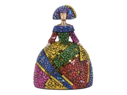 ORIGEN Home Decor Menina Figura de Bailarina Gris 17x13x9cm - Regalo Original y Decorativo BY SIGRIS