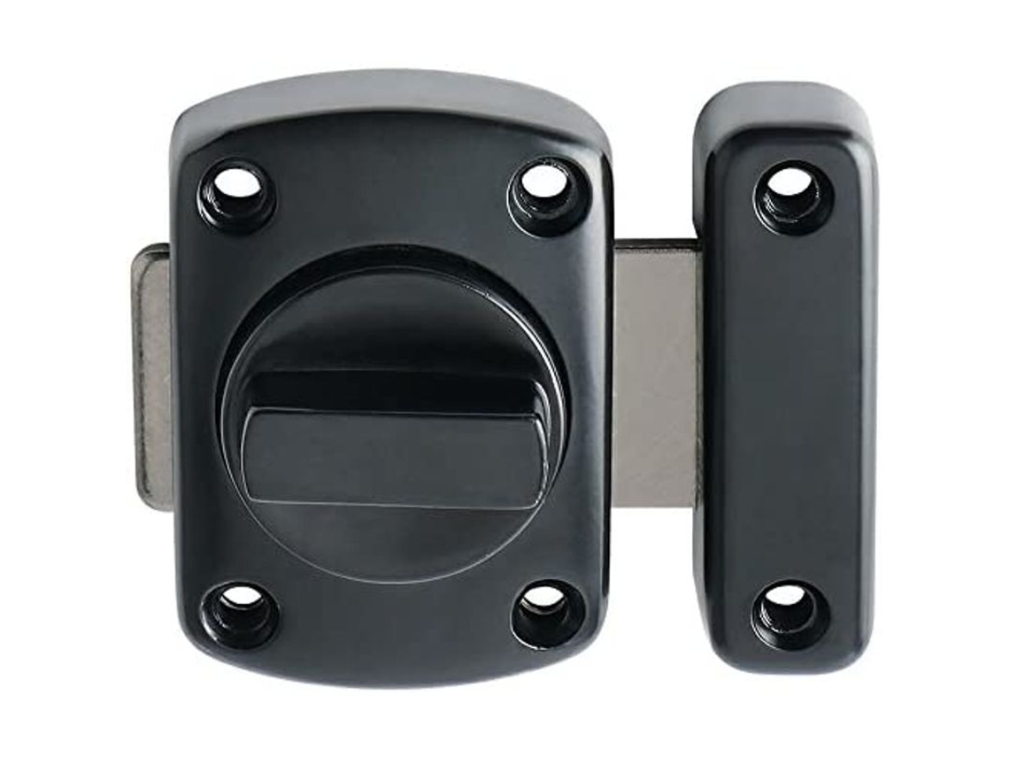 2026altiro-cerradura De Seguridad Para Puerta Con Pestillo Giratorio, Ms220e-b, Cromada Y Negra.