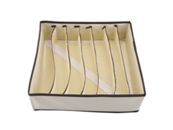 Caja De Almacenamiento Plegable Portátil Con Separadores Para Sujetadores, Bragas Y Calcetines (7 Tamaños)