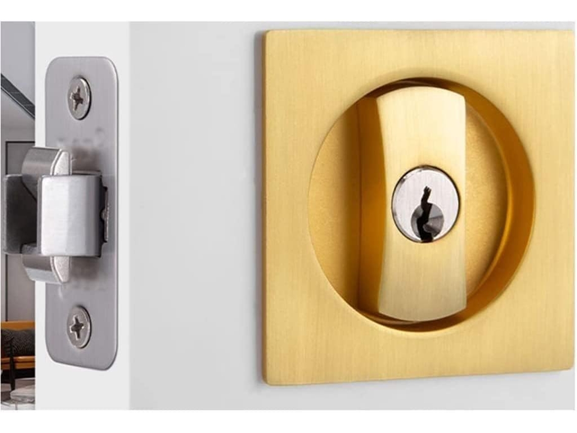 Manillas De Puerta Tist Con 50 Mm 6,3 Cm, Resistente, Calidad, Protección, Llave, Aluminio
