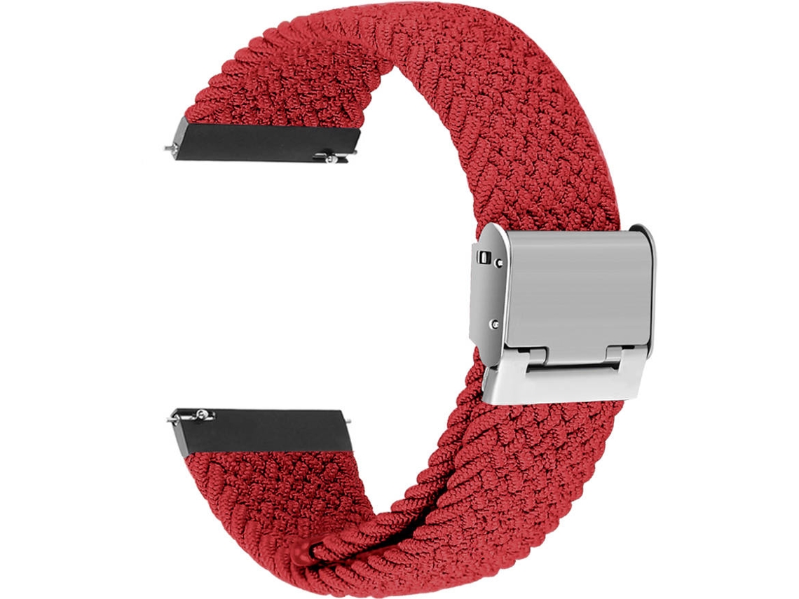Correa Trenzada Ajustable para TicWatch GTH Rojo