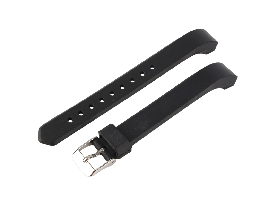 Pulsera Inteligente (cierro De Color Sólido, Segmentada) Para Fitbit Alt, Negro Mate