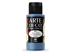 Pintura Acrilica Arte Deco Vallejo 60 Ml (Azul Gris 57)