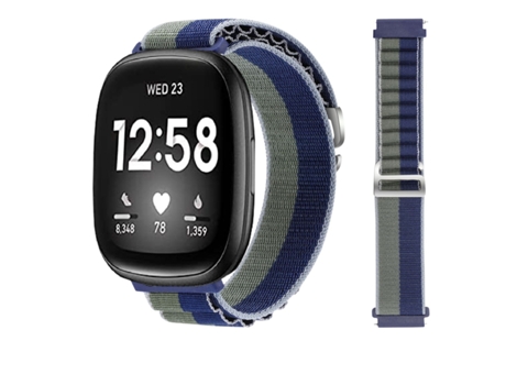 Correa Loop Alpine para Fitbit by Google Versa 3 Verde y Azul
