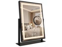 Espejo Rea Lumi Black 30x40 Led