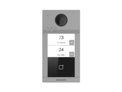 Videoportero Ip Hikvision Villa Door De 2 Mp Con Wifi Y Poe, 2 Botones, Apertura Con Tarjeta Mf, 2 Relés Integrados, Ip65