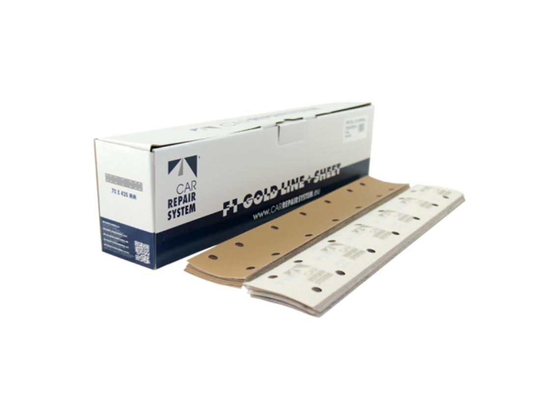 Tiras Abrasivos 14 Aguj. P180 70X420 Mm Gold Line 100 Uds