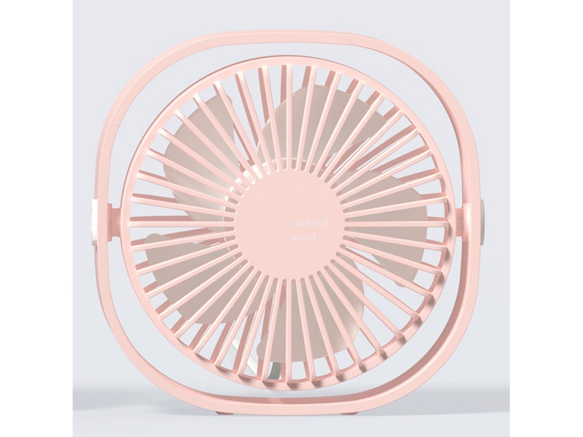 Ventilador De Escritorio Usb Portátil, Silencioso, 4 Velocidades*