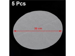 5 Tapetes Redondos Reutilizables De Silicona Antiadherentes Para Vapor De 20-32 Cm Para Cocina Ute30cm