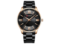 Reloj De Pulsera Cronógrafo Multifuncional De Cuarzo Para Hombre Curren 8383, 3atm, Acero Inoxidable.