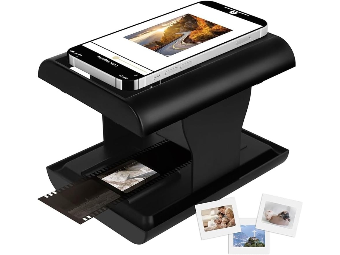 Escáner De Diapositivas Y Negativos De 35 Mm Con Retroiluminación Led, Compatible Con Jpg Antiguo Y Admite Edición.