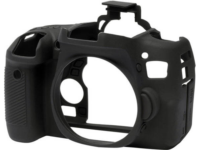 Funda silicona EASYCOVER Canon 760D Negro