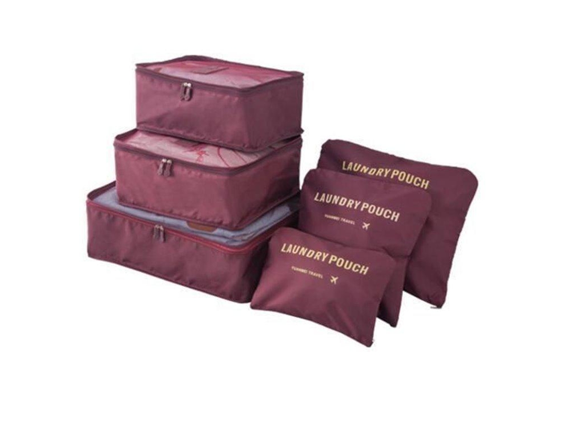 Conjunto de 6 Bolsos Organizadoras de Viaje YOU LIKE IT Ks20Bor