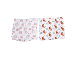 2 Toallas De Baño Suaves Para Bebé Con Diseño De Mejillones, 70 % Bambú + 30 % Algodón, 120 X 110 Cm, Bonito Estampado Kb003-bc12bc13