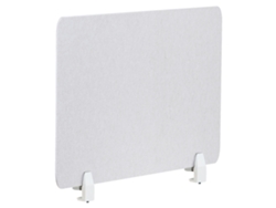 Divisor de escritorio de tela blanca Beliani Split 80x1x50