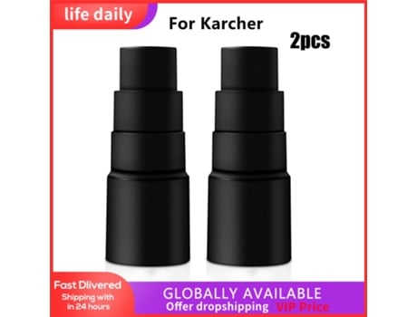 Adaptador de 2 piezas para conector Karcher para herramientas eléctricas 9.048-061.0 repuestos de aspiradora accesorios adaptador de vacío para el ...