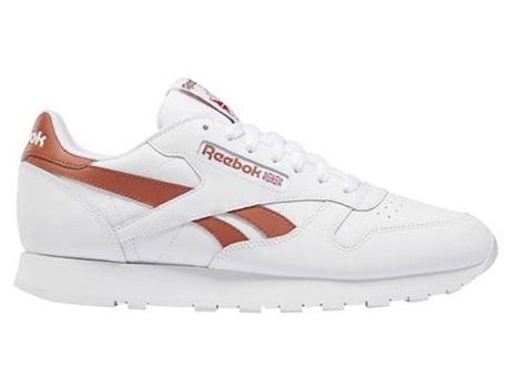 Zapatillas Deportivas REEBOK Cl Lthr Hombre (Marrón, Blanco - Material Sintético - 43)