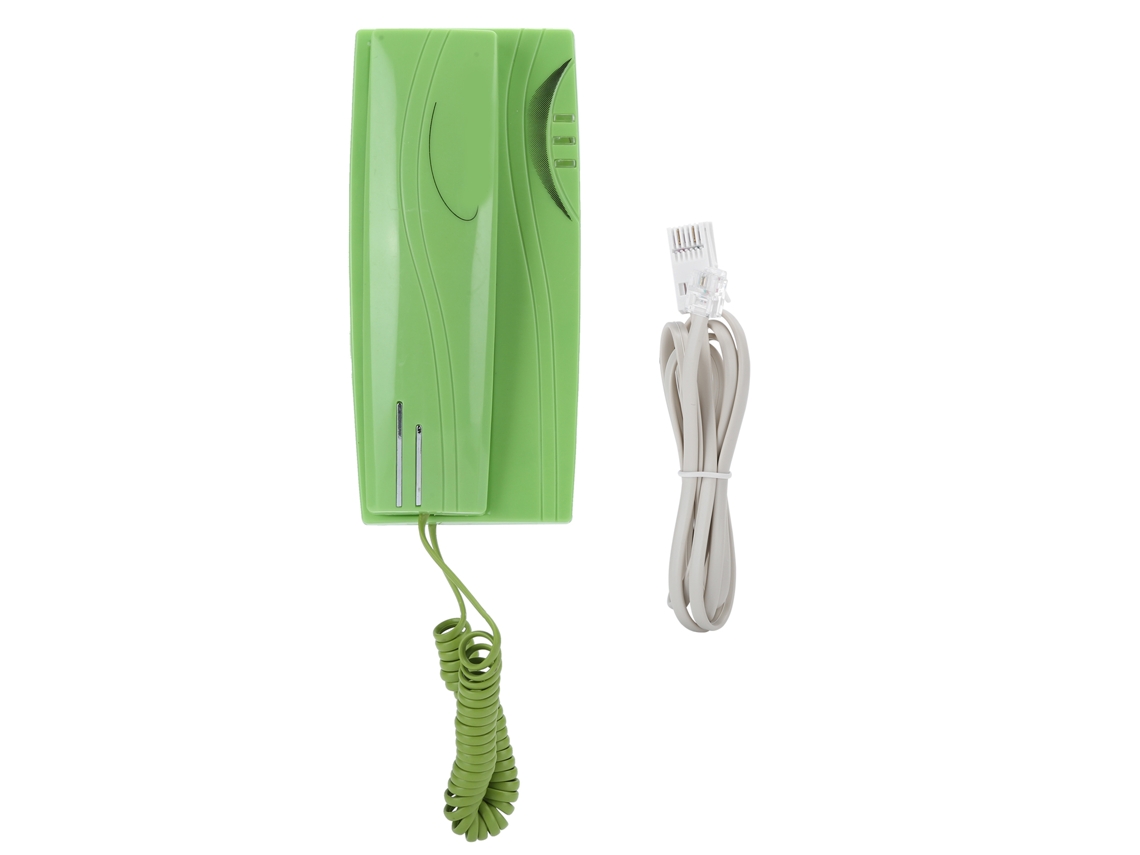 Teléfono fijo con identificador de llamadas y almacenamiento ajustable