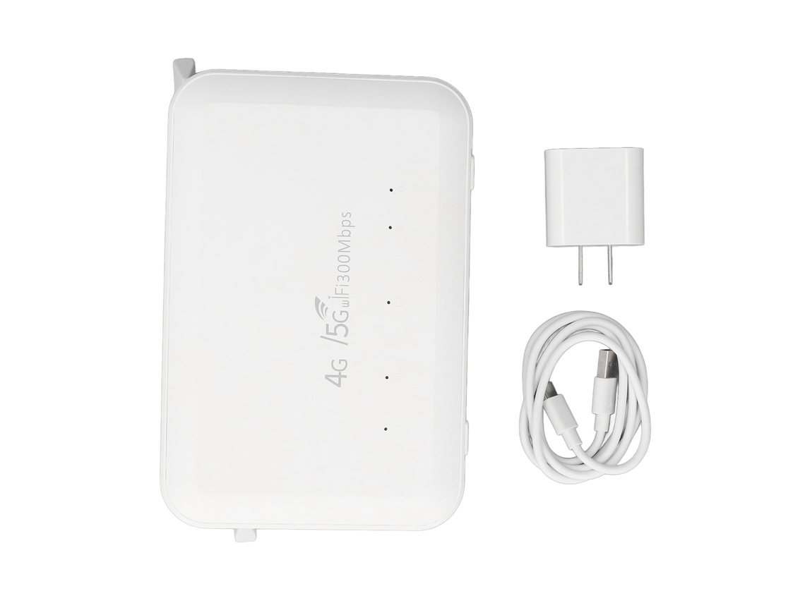Roteador Sem Fio 4g Lte Cpe Com Slot De Cartão Sim Nano Porta Lan 300mbps Suporta 32 Usuários 2 Antenas Externas