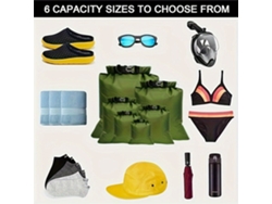 Verdeipree Conjunto De 6 Sacos Impermeáveis ​​para Atividades Ao Ar Livre Como Barcos Caiaques E Praia - Bolsa De Praia Impermeável E Durável