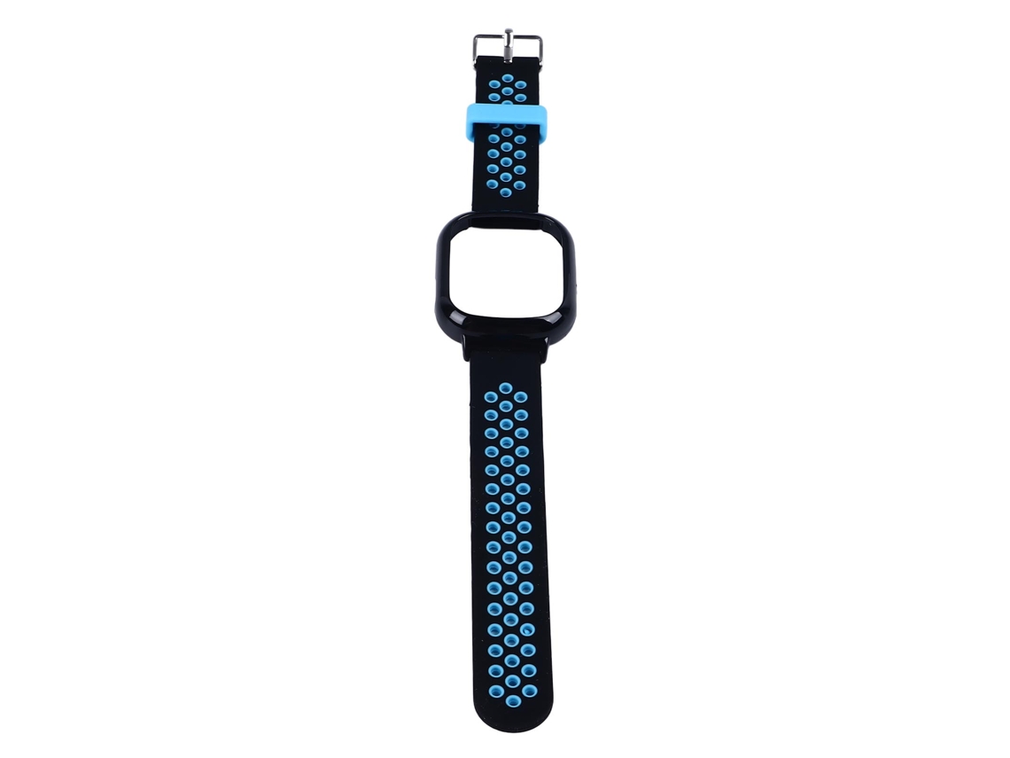 Correa de silicona ajustable de repuesto para Honor Watch 4, negra y azul, con estuche