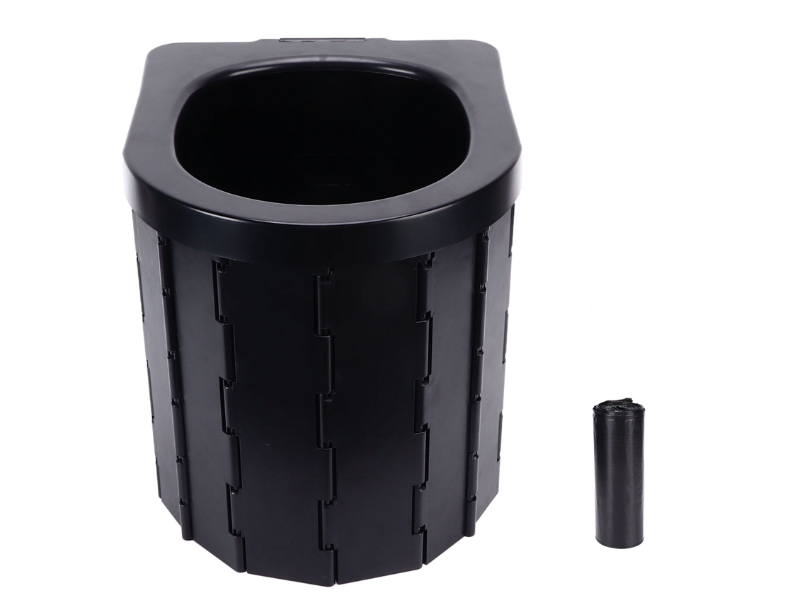 Inodoro Portátil Plegable Para Coche, Capacidad De 300 Kg, Portátil, Muy Cómodo, Ideal Para Acampar Y Viajar.