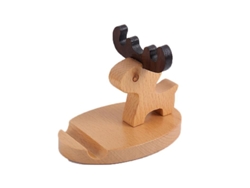 Soporte De Madera Para Teléfono Con Forma De Perro, Soporte Decorativo De Mesa Para Teléfono, Lindo Regalo Para Niños, Familia, Novio, Novia.