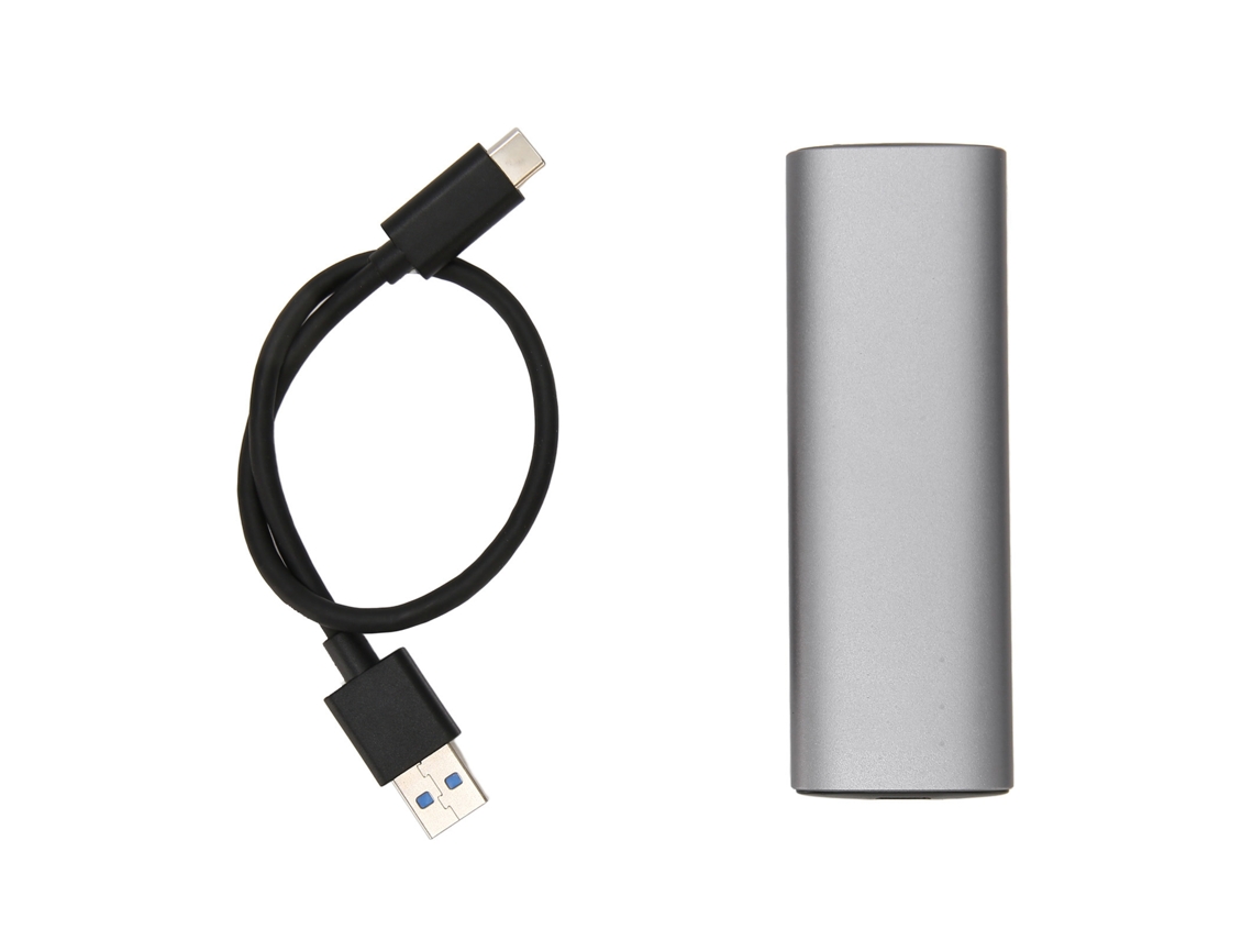 Carcaca Ssd M.2 Nvme Sata Adaptador Usb 3.2 Gen 2 10gbps Uasp Alumínio Para 2230 2242 2260 2280 Cinza
