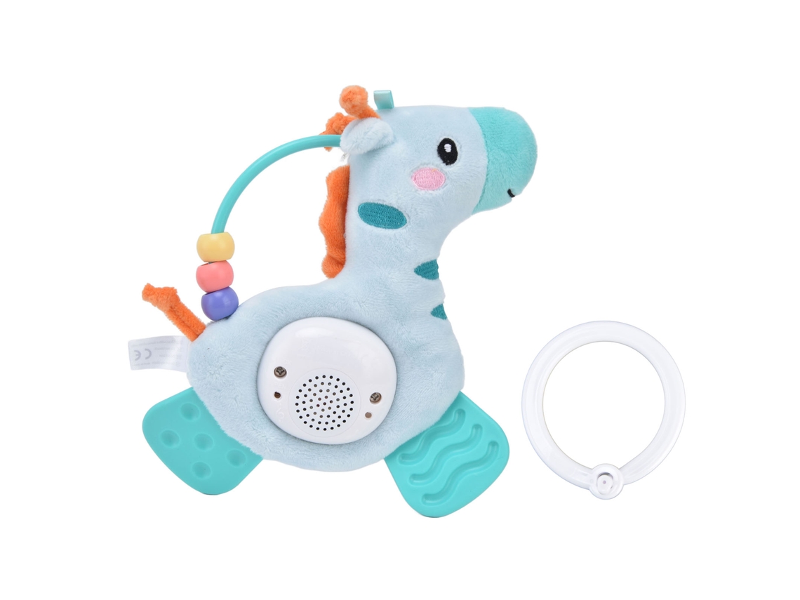 Pony De Peluche Para La Dentición Con Luz Y Sonido, Lavable, Para Bebés De 0 A 3 Años, Verde.