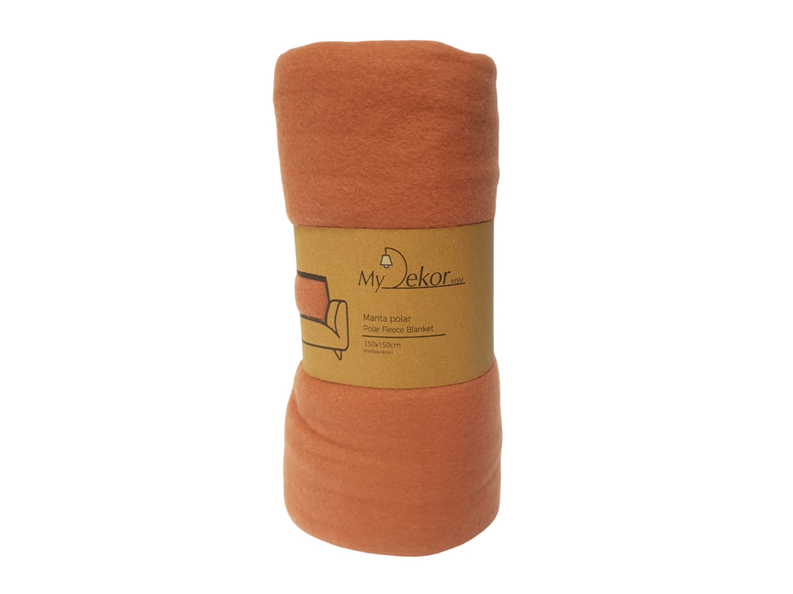 Manta Polar 130x150 Cm 210 G/m2 Castaño