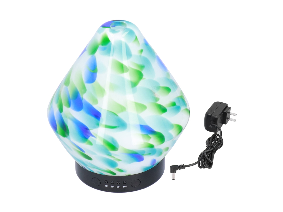 Difusor De Aceites Esenciales Ultrasónico, Humidificador De Aire Con Diseño Triangular, 100-240 V, Con Luz Led Y Apagado Automático.